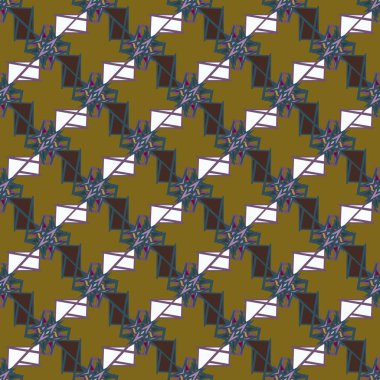 soyut geometrik Dikişsiz desen arka planı için. 