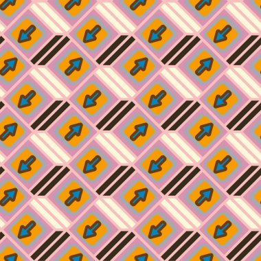 Kot düğmeleri Dikişsiz desen vektör çizim ile 