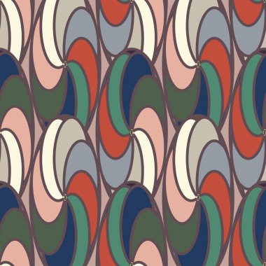 soyut geometrik renk desenli vektör çizimi