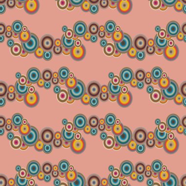 soyut geometrik renkli Dikişsiz desen arka plan için vektör çizim