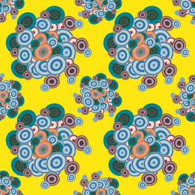 soyut geometrik renkli Dikişsiz desen arka plan için vektör çizim