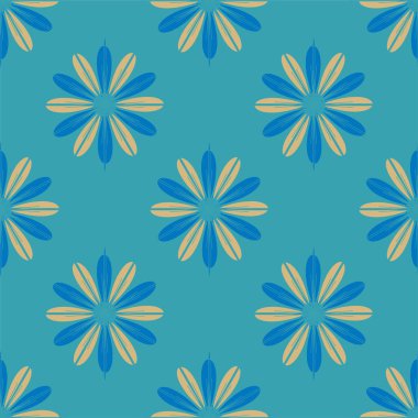 Renkli kesintisiz kaydırma-tasarım arka plan ile çiçek desenli.