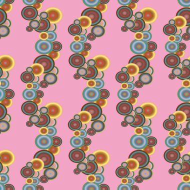 soyut geometrik renkli Dikişsiz desen arka plan için vektör çizim