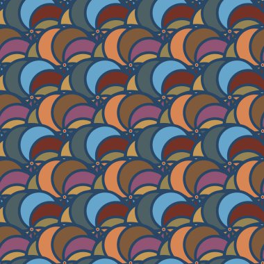 soyut geometrik renk desenli vektör çizimi