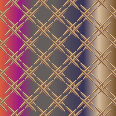 Oluklu metal, Dikişsiz desen vektör çizim.