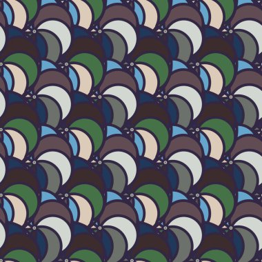 soyut geometrik renk desenli vektör çizimi