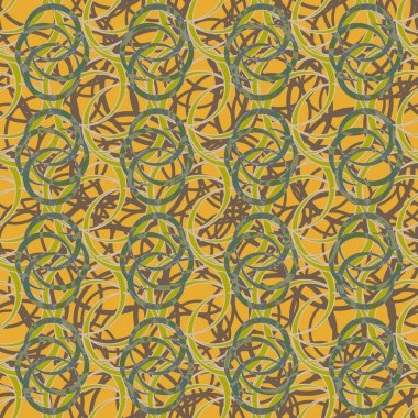 Daireler için arka plan ile Seamless modeli. vektör çizim