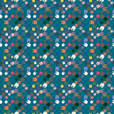 Çok renkli diş parlak Dikişsiz desen arka planı için.