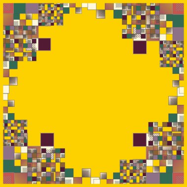 geometrik küpleri ve kareler arka plan, sorunsuz tasarlamak vektör çizim 