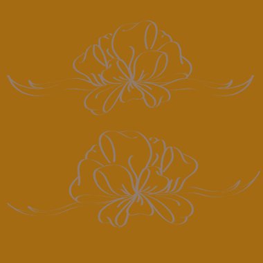 Yay ve şerit vektör karikatür çizimi