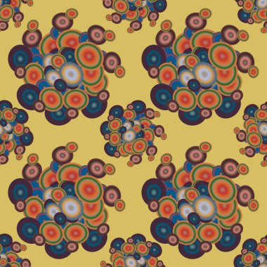 soyut geometrik renkli Dikişsiz desen arka plan için vektör çizim