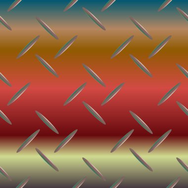 Oluklu metal, Dikişsiz desen vektör çizim.