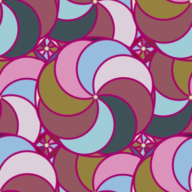 soyut geometrik renk desenli vektör çizimi