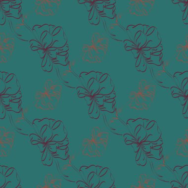 Renkli Yay ve kurdeleler sorunsuz desenli arka.