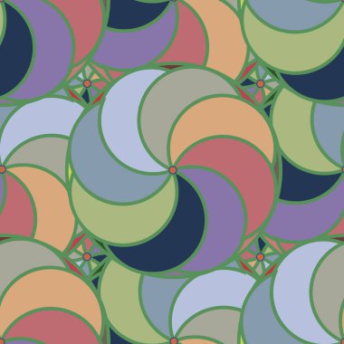 soyut geometrik renk desenli vektör çizimi