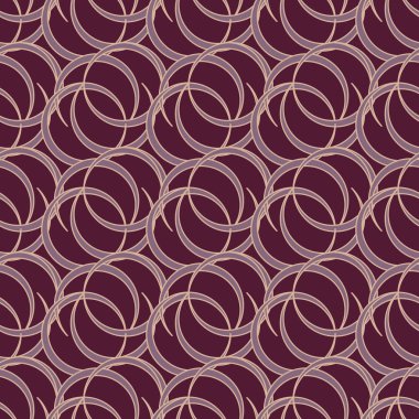 Daireler için arka plan ile Seamless modeli. vektör çizim