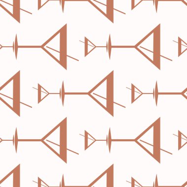 Tropik kokteyller desen, renkli kesintisiz vektör çizim