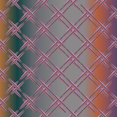 Oluklu metal, Dikişsiz desen vektör çizim.