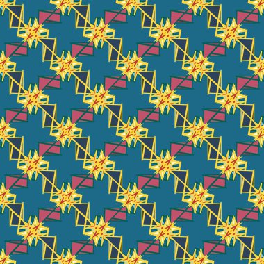 soyut geometrik Dikişsiz desen arka planı için. 