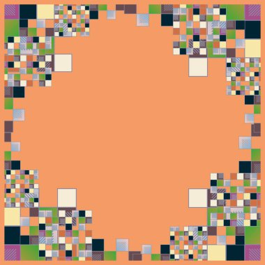 geometrik küpleri ve kareler arka plan, sorunsuz tasarlamak vektör çizim 