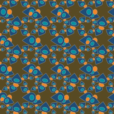 Soyut geo damla şeklindeki PIN arka plan deseni. 