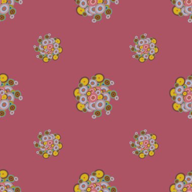 soyut geometrik renkli Dikişsiz desen arka plan için vektör çizim