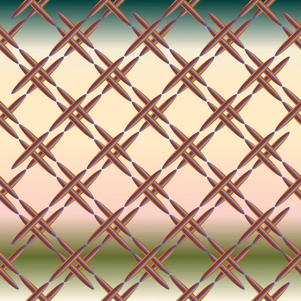 波纹金属的向量例证 无缝的样式 — 图库矢量图片