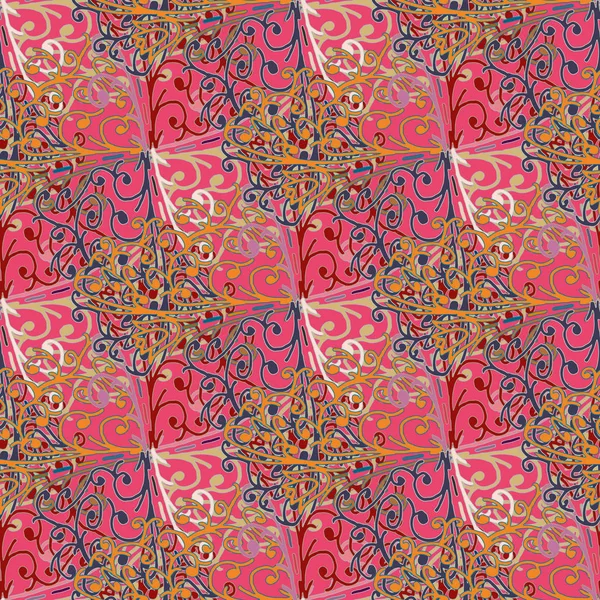 Patrón Colorido Abstracto Para Fondo Fondo Decorativo Puede Utilizar Para — Vector de stock