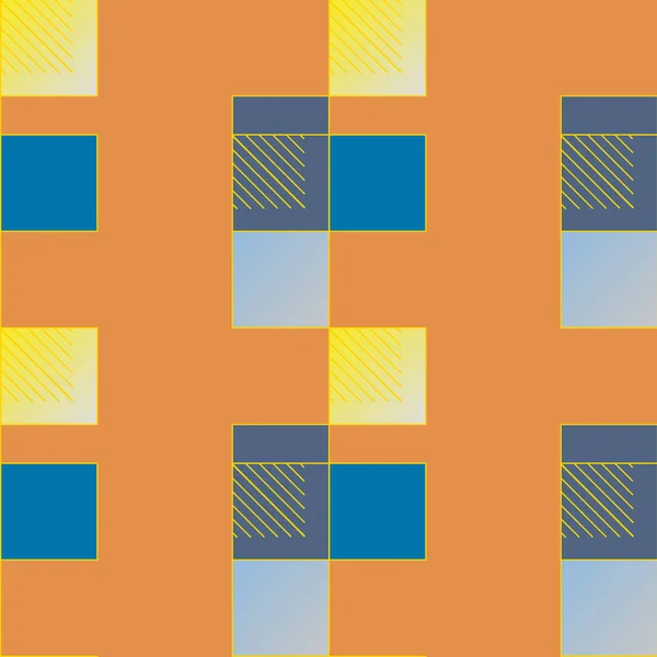 几何立方体和正方形背景的抽象向量例证 — 图库矢量图片