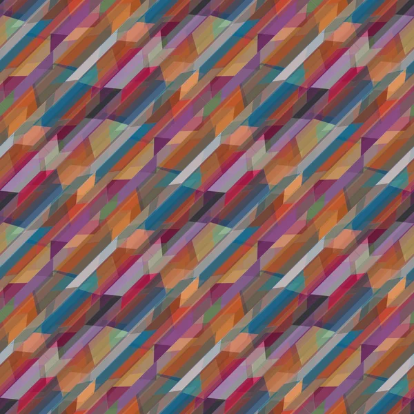 Abstract Geometrisch Kleurrijk Naadloos Patroon Voor Achtergrond — Stockvector