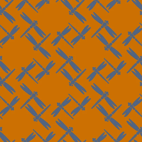 Yusufçuk seamless modeli. Vektör çizimler.