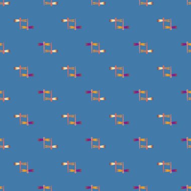 Yusufçuk seamless modeli. Vektör çizimler.