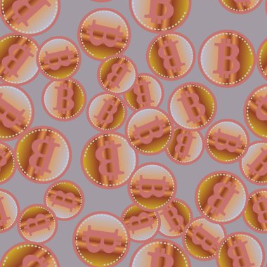 bitcoins parlak parlak pahalı sikkeleri ile Seamless modeli 