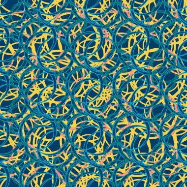 Daireler için arka plan ile Seamless modeli. vektör çizim