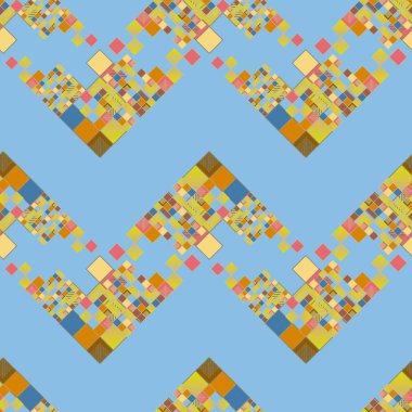 geometrik küpleri ve kareler arka plan, sorunsuz tasarlamak vektör çizim 