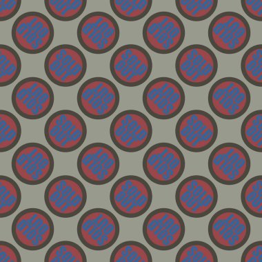 Dikişsiz desen, vektör çizim sattı