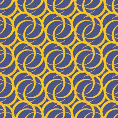 Daireler için arka plan ile Seamless modeli. vektör çizim