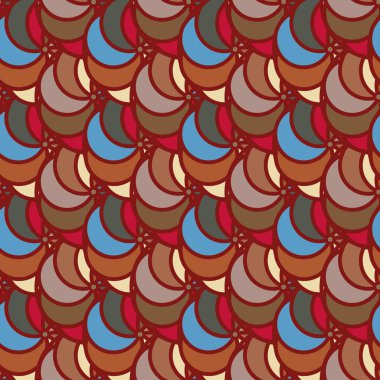 soyut geometrik renk desenli vektör çizimi