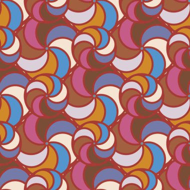 soyut geometrik renk desenli vektör çizimi