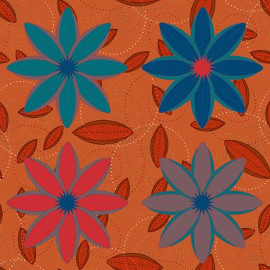 vektör çizim arka planı için seamless modeli   