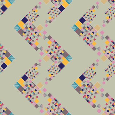 grafik küpleri ve kareler arka plan, sorunsuz tasarlamak vektör çizim 