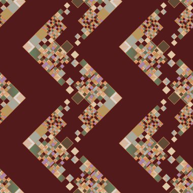 grafik küpleri ve kareler arka plan, sorunsuz tasarlamak vektör çizim 