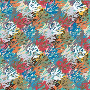 soyut dikişsiz desen, vektör illüstrasyonu