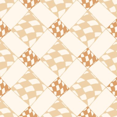 Soyut renkli geometrik Dikişsiz kareli desen arka planı için.