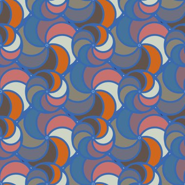 soyut geometrik renk desenli vektör çizimi