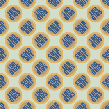 Dikişsiz desen, vektör çizim sattı