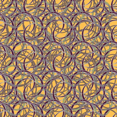 Daireler için arka plan ile Seamless modeli. vektör çizim