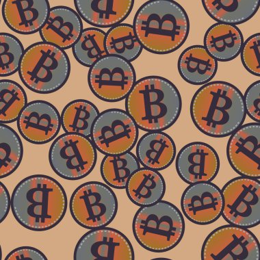 bitcoins parlak parlak pahalı sikkeleri ile Seamless modeli 