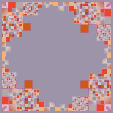 grafik küpleri ve kareler arka plan, sorunsuz tasarlamak vektör çizim 