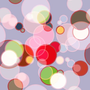 Daireler ile sorunsuz arka plan